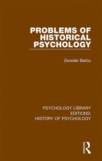 bokomslag Problems of Historical Psychology