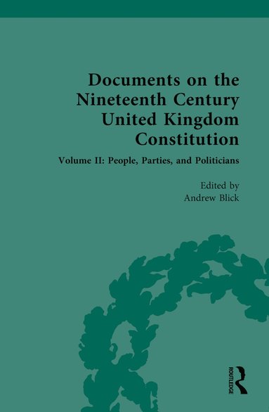 bokomslag Documents on the Nineteenth Century United Kingdom Constitution