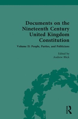 Documents on the Nineteenth Century United Kingdom Constitution 1