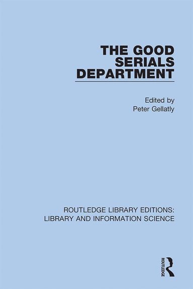 bokomslag Good Serials Department