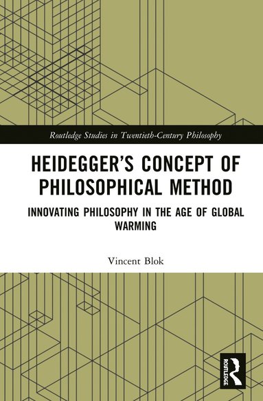 bokomslag Heidegger's Concept of Philosophical Method