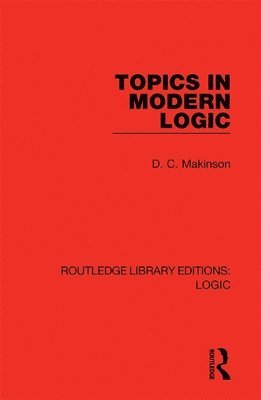 Topics in Modern Logic 1