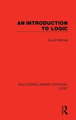 bokomslag An Introduction to Logic