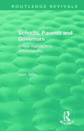 bokomslag Schools, Parents and Governors
