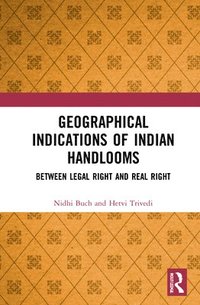 bokomslag Geographical Indications of Indian Handlooms