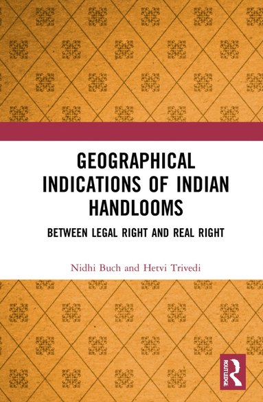 bokomslag Geographical Indications of Indian Handlooms