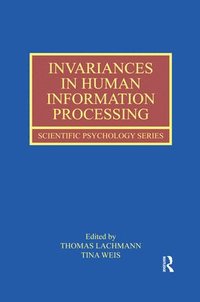 bokomslag Invariances in Human Information Processing