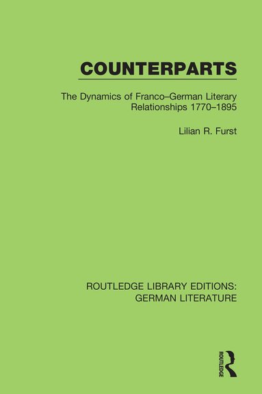 Lilian R. Furst - Counterparts, Inbunden