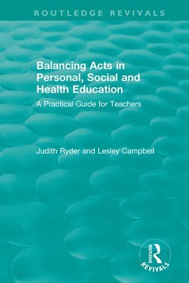 Balancing Acts in Personal, Social and Health Education 1