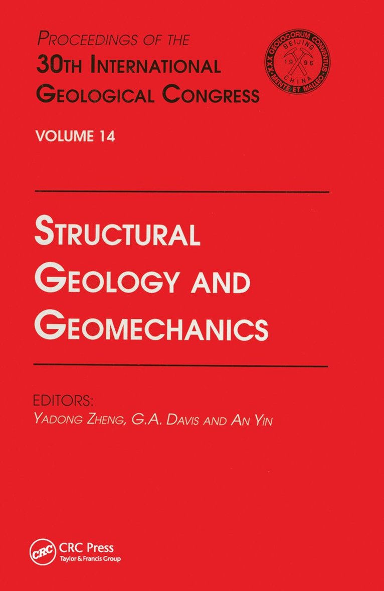 Zheng Yadong, Davis, Au Yin - Structural Geology and Geomechanics, Häftad