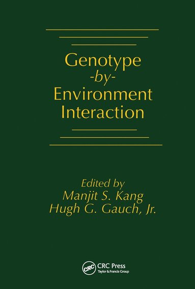 bokomslag Genotype-by-Environment Interaction