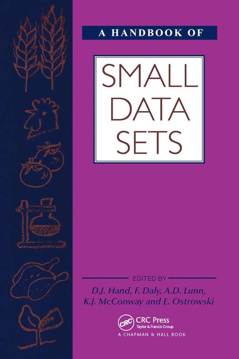 David J. Hand, Fergus Daly, K. McConway, D. Lunn, E. Ostrowski, David J Hand - Handbook of Small Data Sets, Häftad