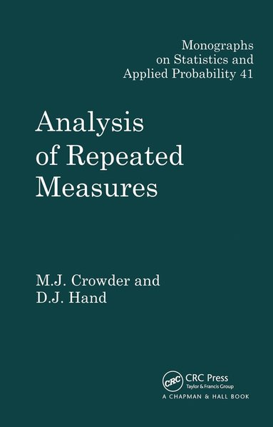 bokomslag Analysis of Repeated Measures