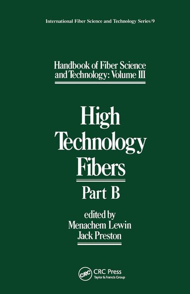 Menachem Lewin, Jack Preston - Handbook of Fiber Science and Technology Volume 2, Häftad