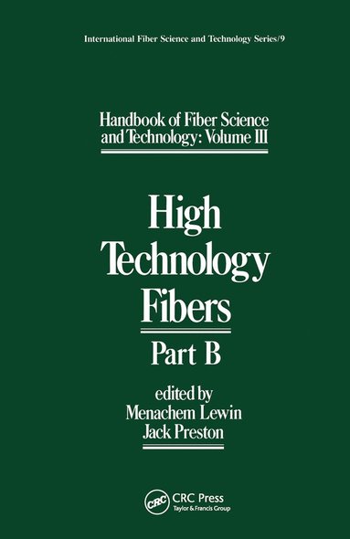 bokomslag Handbook of Fiber Science and Technology Volume 2