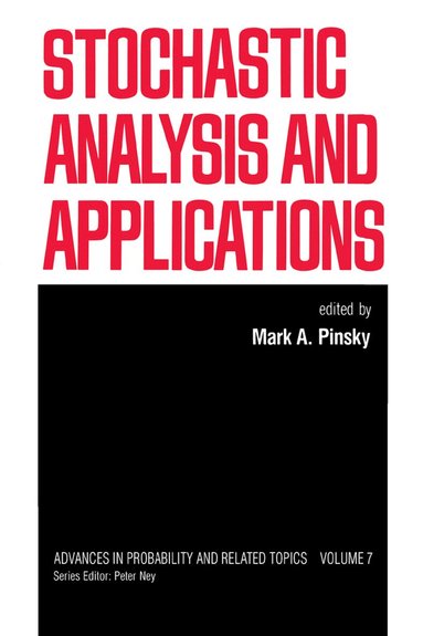 Pinsky, Mark A. Pinsky - Stochastic Analysis and Applications, Häftad