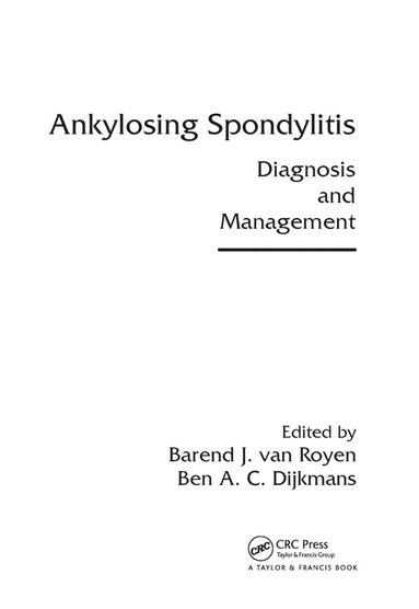 bokomslag Ankylosing Spondylitis