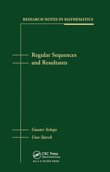 bokomslag Regular Sequences and Resultants