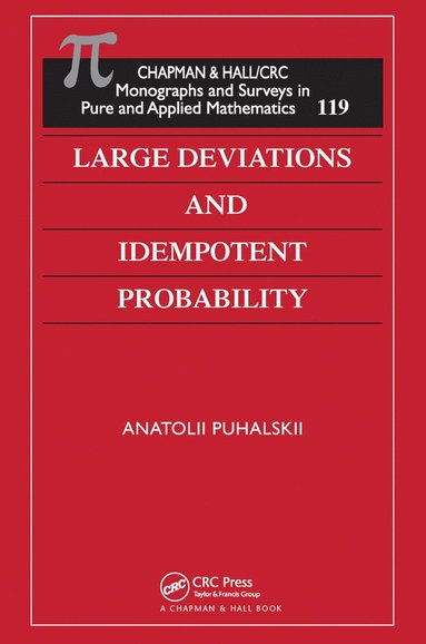 bokomslag Large Deviations and Idempotent Probability