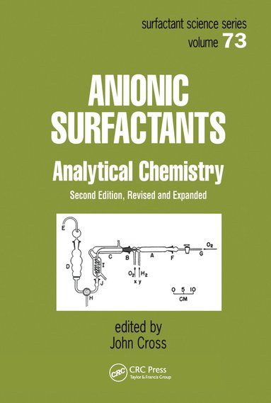 John Cross - Anionic Surfactants, Häftad