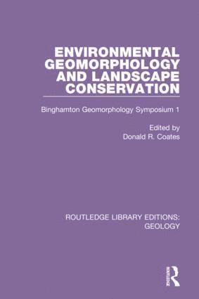 Donald R. Coates - Environmental Geomorphology and Landscape Conservation, Inbunden
