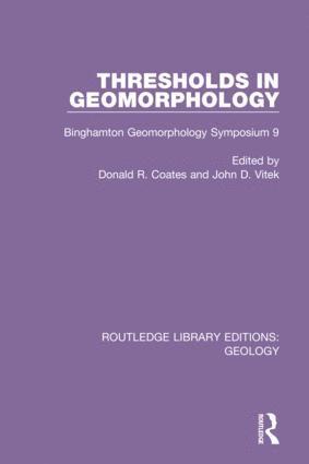 bokomslag Thresholds in Geomorphology