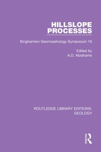 bokomslag Hillslope Processes