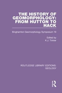 bokomslag The History of Geomorphology