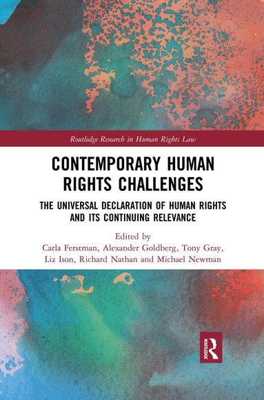 Carla Ferstman, Tony Gray - Contemporary Human Rights Challenges, Häftad