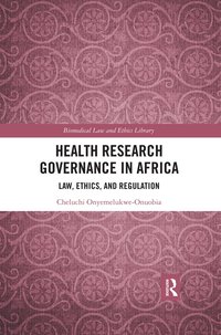 bokomslag Health Research Governance in Africa