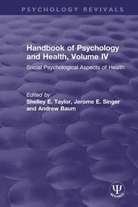 bokomslag Handbook of Psychology and Health, Volume IV