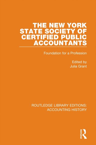Julia Grant - New York State Society of Certified Public Accountants, Inbunden