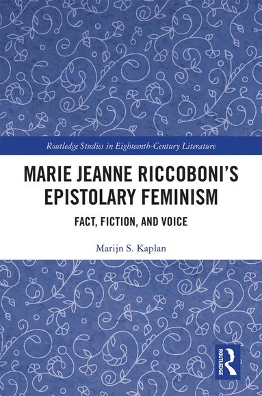bokomslag Marie Jeanne Riccoboni's Epistolary Feminism