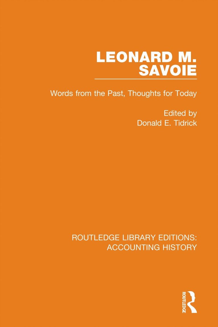 Donald E. Tidrick - Leonard M. Savoie, Inbunden