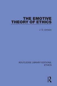 bokomslag The Emotive Theory of Ethics