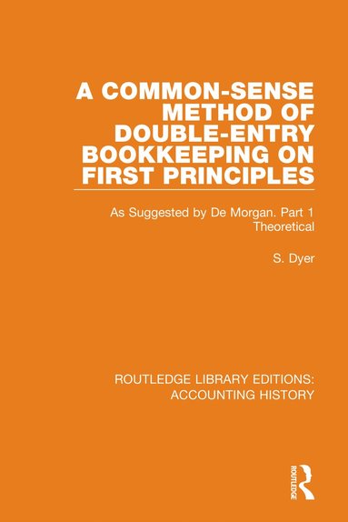bokomslag Common-Sense Method of Double-Entry Bookkeeping on First Principles