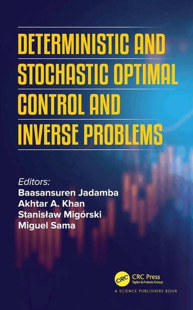 Baasansuren Jadamba, Akhtar A. Khan, Stanisław Migórski, Miguel Sama - Deterministic and Stochastic Optimal Control and Inverse Problems, Häftad