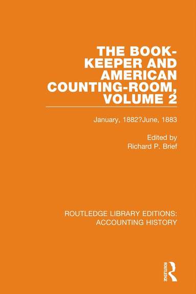 Richard P. Brief - Book-Keeper and American Counting-Room Volume 2, Häftad