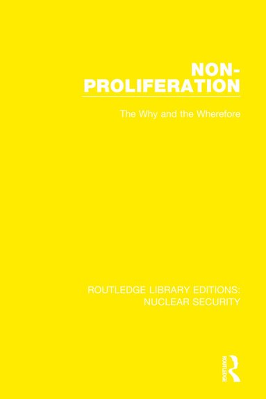 Stockholm International Peace Research Institute, Jozef Goldblat - Non-Proliferation, Inbunden