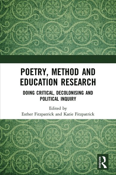 bokomslag Poetry, Method and Education Research