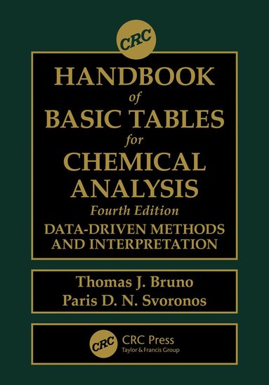 bokomslag CRC Handbook of Basic Tables for Chemical Analysis