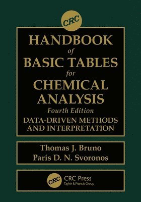 CRC Handbook of Basic Tables for Chemical Analysis