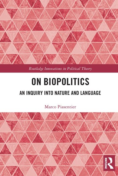 Marco Piasentier - On Biopolitics, Häftad