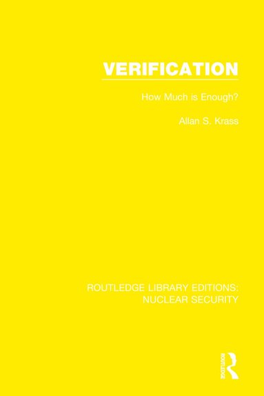 Allan S. Krass, Stockholm International Peace Research Institute - Verification, Häftad