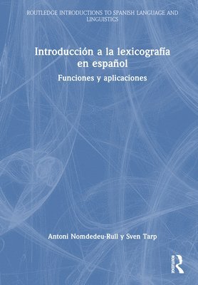 bokomslag Introduccin a la lexicografa en espaol