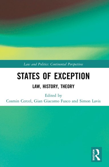 Cosmin Cercel, Gian Giacomo Fusco, Simon Lavis - States of Exception, Häftad