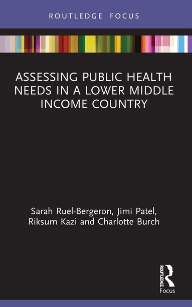 Sarah Ruel-Bergeron, Jimi Patel, Riksum Kazi, Charlotte Burch - Assessing Public Health Needs in a Lower Middle Income Country, Häftad