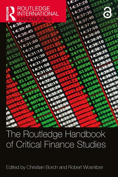 Christian Borch, Robert Wosnitzer - Routledge Handbook of Critical Finance Studies, Häftad