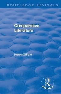 bokomslag Comparative Literature