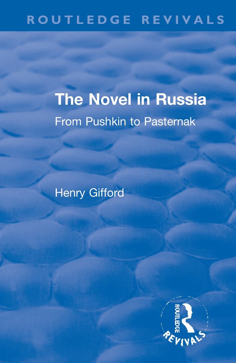 The Novel in Russia 1